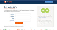 Desktop Screenshot of dailygrain.com